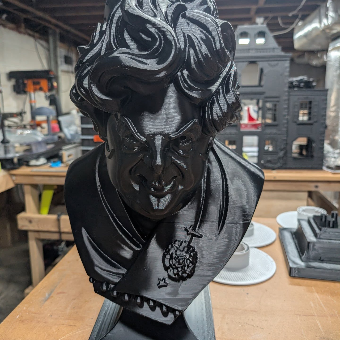 She remembers.

Florence Dread has taken her place.
Calm. Composed. Watching.
There’s something in her gaze…
as if she’s seen how this ends.

The family is nearly complete.

Welcome back to the Mystical Caravan.
Relics from Regions Beyond.

#MysticalCaravan #DreadFamily #HauntedWorkshop #HalloweenBuild #hauntedmansion