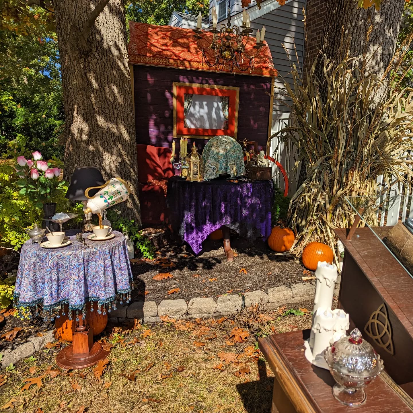 Tea Time ! #themysticalcaravan #hauntedmansion #haunted #ghost #halloween #halloween2022 #massapequa